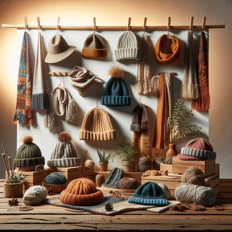 sustainable hats and scarves ideas