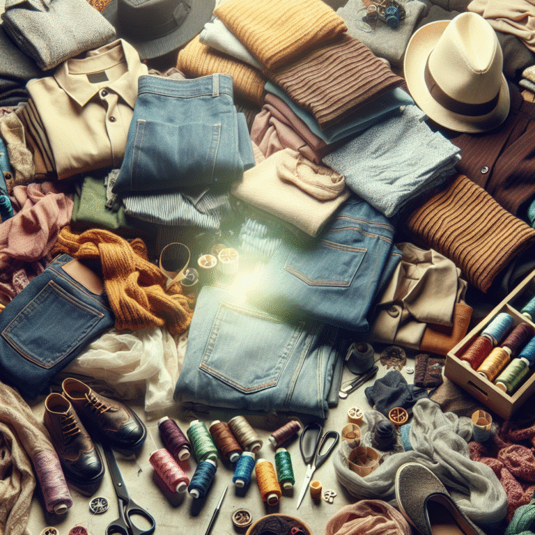 how to upcycle thrifted clothing