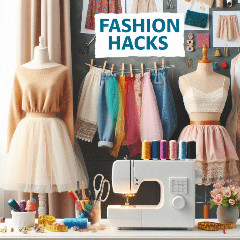 DIY fashion hacks for home